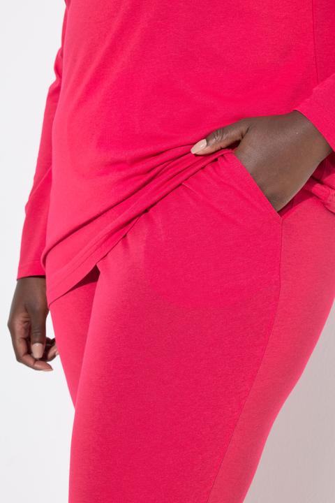 Produktbild Ulla Popken Pyjama, Spitze, Rundhals, Langarm, Modalmix (60)