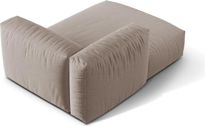 Image du produit Micadoni Chaise longue modulable gauche, "Martina", 1 Place, 176x123x75 Fabriqué en Europe (Recamière)