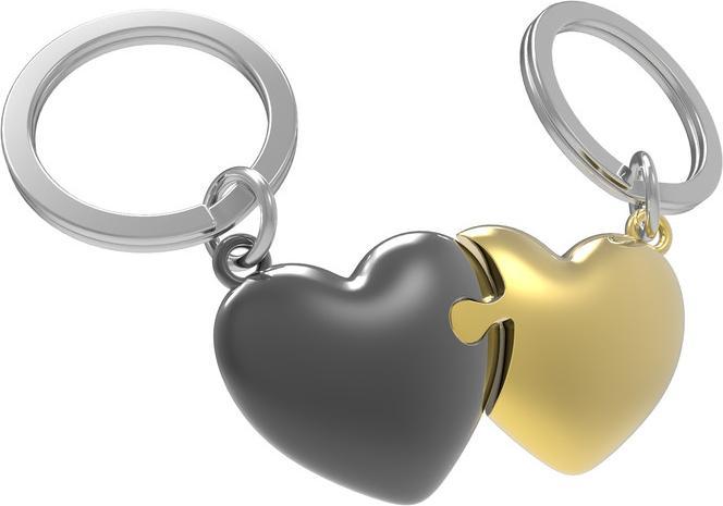 Image du produit Metalmorphose Porte-clés Puzzle de Coeurs