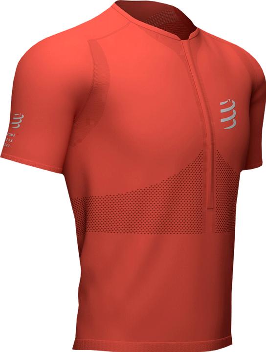 Compressport Trail-T-Shirt mit kurzen Ärmeln "Trail half-zip short sleeves" Herren (XS, S, M, L, XL)