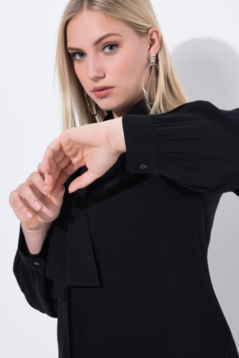 Immagine prodotto Ulla Popken Blusa con sciarpa integrata e maniche lunghe (50, 52)