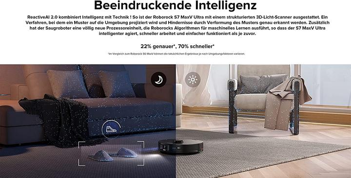 Actual product image Roborock S7 MaxV Ultra (Vacuum mopping robot)