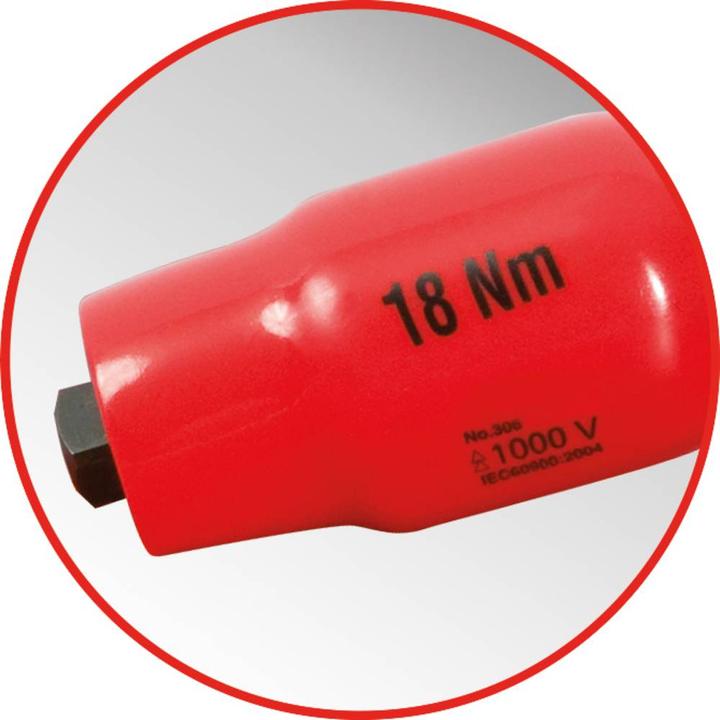 Produktbild KS Tools 3/8"" Isolierter T-Griff-Drehmomentbegrenzer, 18Nm (3/8")