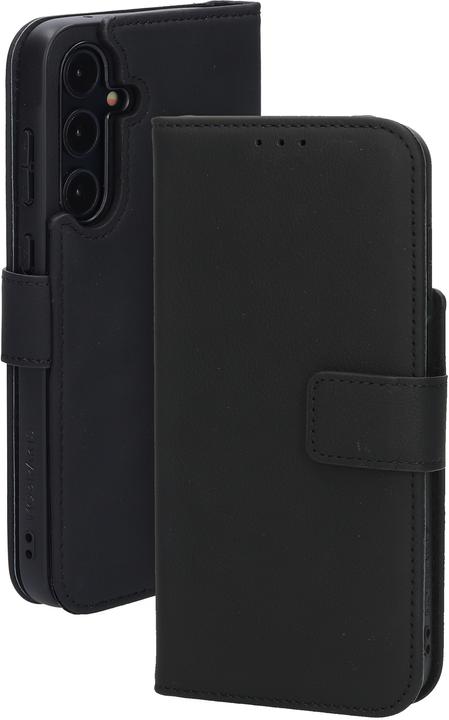 Actual product image Mobiparts Leather 2 in 1 Wallet Case Samsung Galaxy A55 (2024) Black (Samsung Galaxy A55)