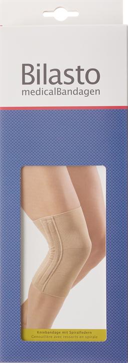 Produktbild Bilasto Uno Kniebandage je 2 Spiralfedern XXL beige (XXL)