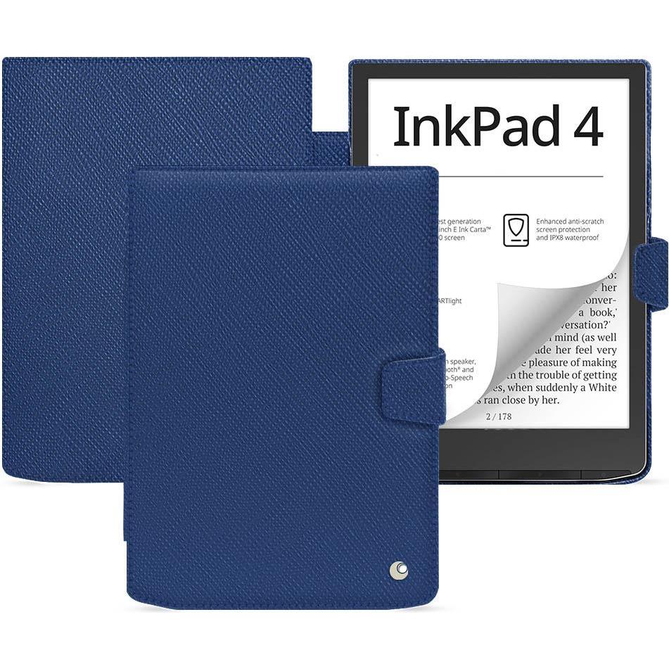 Noreve Lederschutzhülle horizontal, eReader Zubehör, Blau