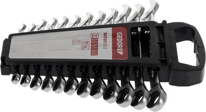 Actual product image Gedore Red red R07105005 Combination ratchet open-end spanner set SW8-19 mm 5 pieces (19 mm, 8 mm, 7 mm, 10 mm, 29 mm)