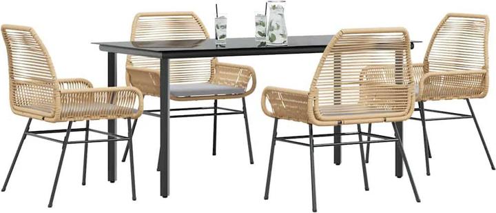 Produktbild vidaXL Garten Essgruppe (160 x 80 x 74 cm)