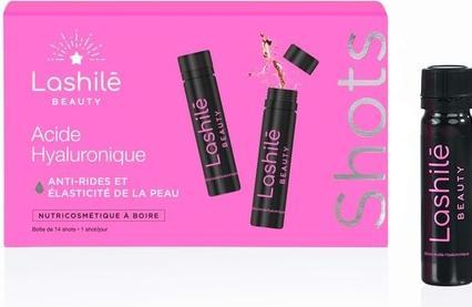Actual product image Lashilé Beauty Hyaluronic Acid Shots for Wrinkle Reduction and Elasticity