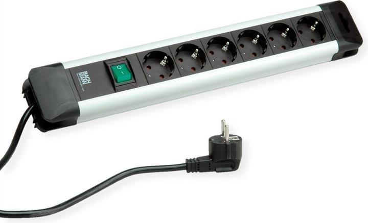 Produktbild Bachmann Steckdosenleiste CONNECTUS, 6-fach (6x, CEE 7/3, 2 m)