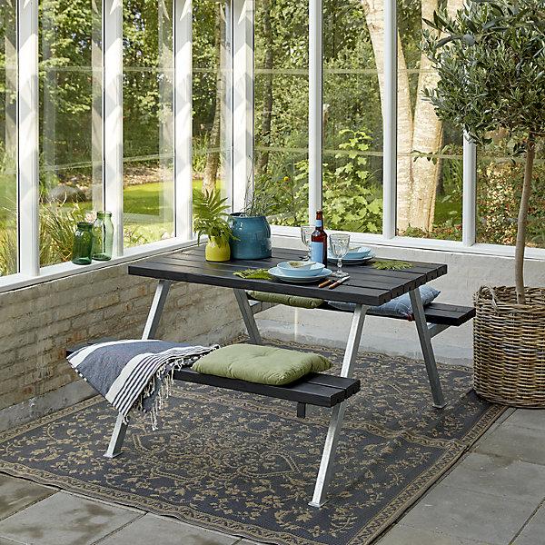 Produktbild Plus Garten Gruppensitzbank (118 x 76 x 73 cm)