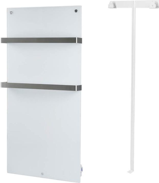 Image du produit Eurom Chauffage infrarouge Sani 800 55 x 115 cm blanc 800 W avec Wi-Fi et 2 porte-serviettes (800 W)
