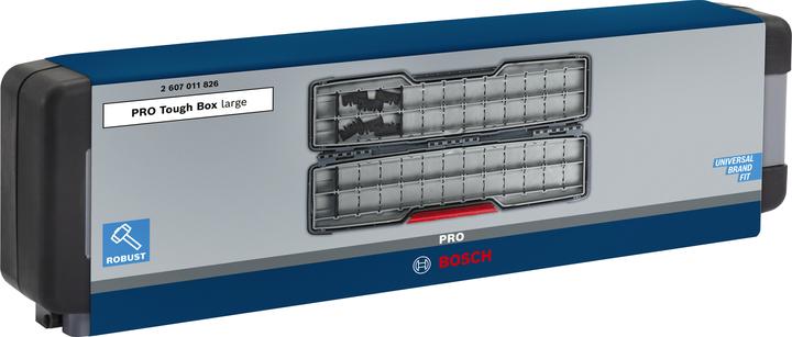 Produktbild Bosch Professional Zubehör PRO Tough Box Large für Zubehör, 50 x 120 x 355 mm