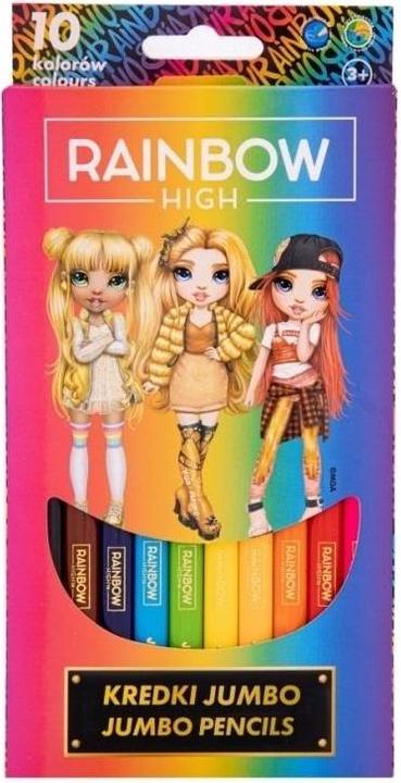 Astra Jumbo-Bleistiftstifte 10 Farben Rainbow High (10x)