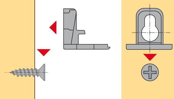 Produktbild Hettich Tablarverbinder (Verbindungsbeschlag, 1 Stk.)