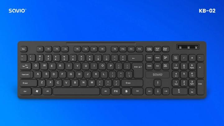 Actual product image Savio KB-02 (US, Wireless)