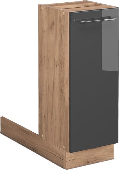 Anthracite high gloss, Charcoal, Gold power oak