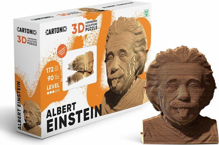 Cartonic CARTMALB - Albert Einstein - 3D Puzzle (172 Teile)