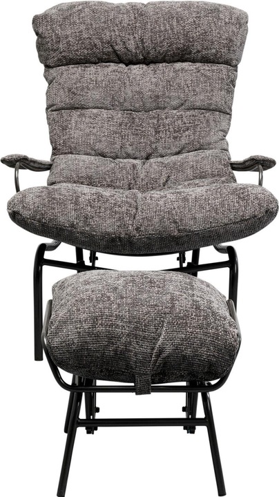 Actual product image Kare Design Armchair + stool Vienna Swing Grey
