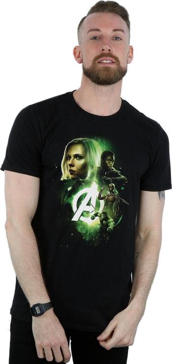 Produktbild Avengers Infinity War Witwe Panther Team Up TShirt (4XL)