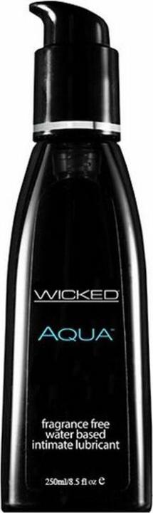 Actual product image Wicked Sensual Care Wicked Aqua Unscented Lube 8.5oz (250 ml)
