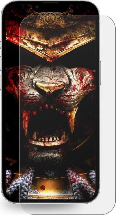 Actual product image Protectorking 1x 3D A++ real tempered 9H armoured glass CLEAR (1 Piece, Apple iPhone 15 Pro)