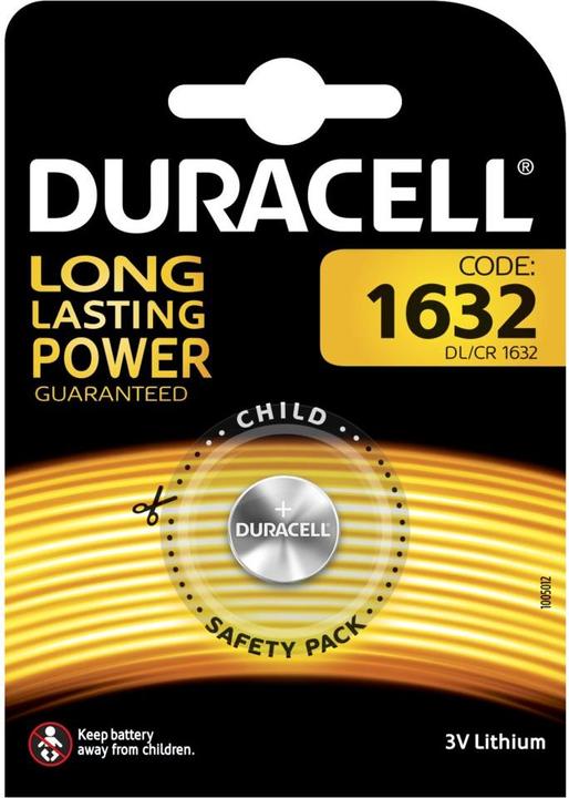 Actual product image Duracell Electronics (1 pcs., CR1632, 135 mAh)