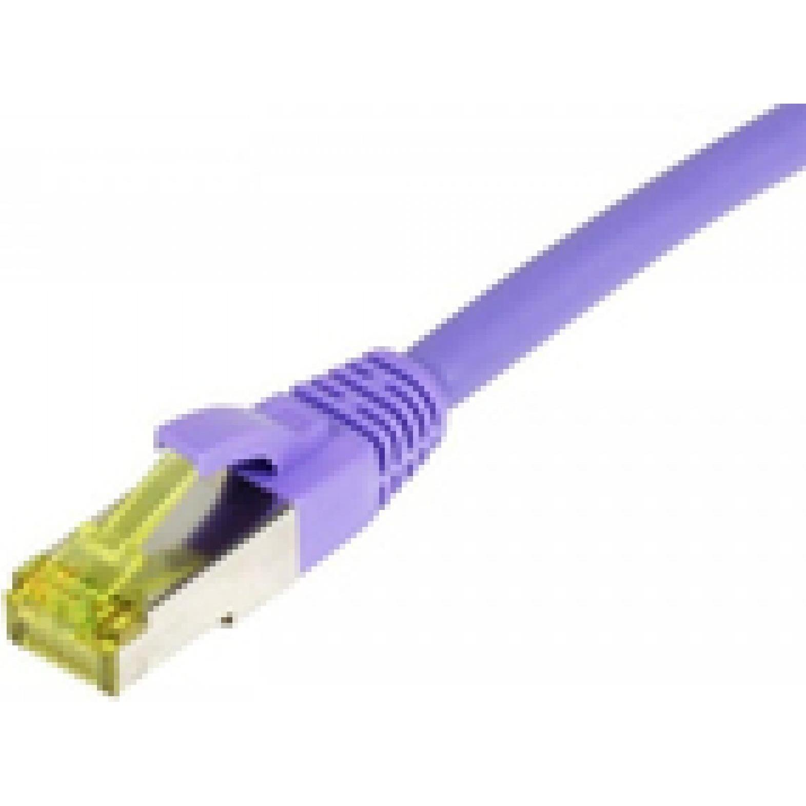 Synergy 21 Kabel Patch-RJ45 S-STP(S/FTP) 500Mhz 1.5m CAT6A *lila* TPE/LSZH(Ultraflex) AWG26 mit CAT7 Rohkabel (S/FTP, CA...