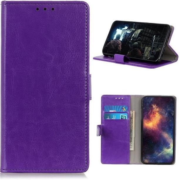 Thumbnail - MU Classic Crazy Horse Leder Bookcover Series (Samsung Galaxy A42 5G), Smartphone Hülle, Violett