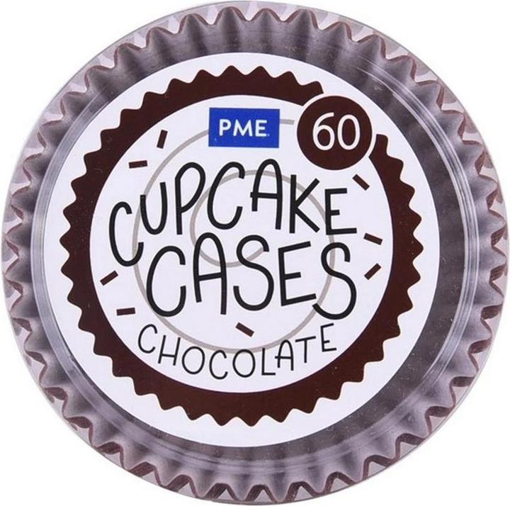 Produktbild PME Cupcake Backform Braun, 60 Stück (5 cm)
