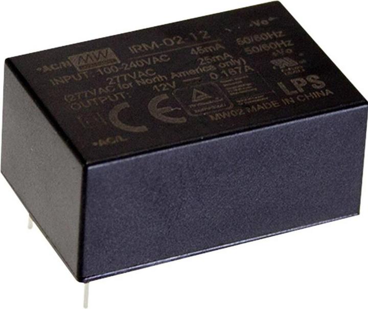 Immagine prodotto MeanWell Alimentazione di stampa AC/DC IRM-02-9S 9 V/DC 222 mA 2 W