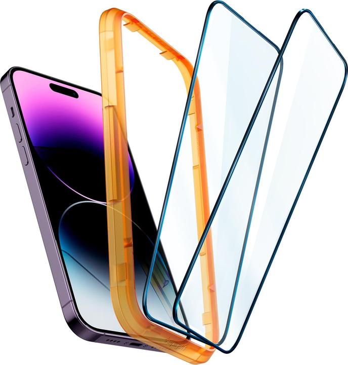 Image du produit Spigen TEMPORARY CLASS-Jeux ALM GLASS FC 2 - PACK IPHONE 14 PRO MAX Noir (1 pcs, Apple iPhone 14 Pro Max)
