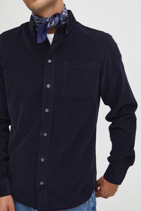 Produktbild Casual Friday CFAnton LS BD baby cord shirt - 20504774 (L)