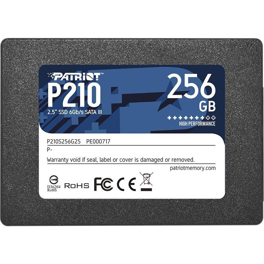 Thumbnail - Patriot P210 2,5 256gb Sata3 (256 GB, 2.5"), SSD