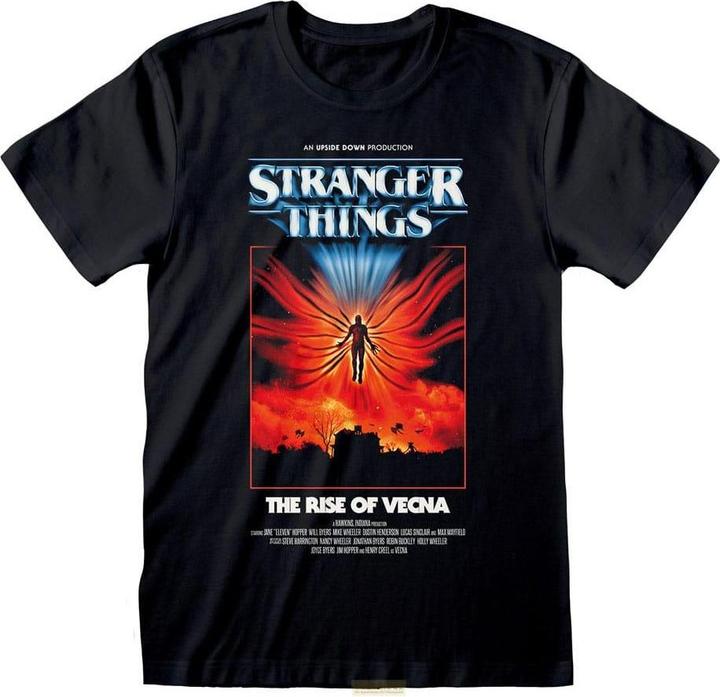 T-shirt Stranger Things Hawkins Heroes 1987 - Licence Officielle, 100% Coton, Coupe Classique