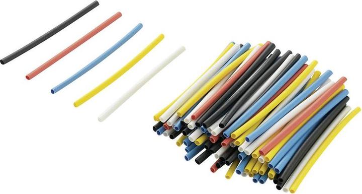 Image du produit Tru Components Assortiment de gaines thermorétractables de couleur (125x)