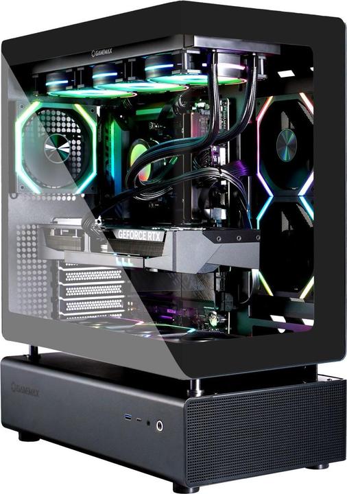 Actual product image Hyrican Gamemax N80 BK 7410 Ryzen 7 9800X3D 32GB/2TB SSD RTX 5080 Win11 (2000 GB, 32 GB, AMD Ryzen 7 9800X3D, GeForce RTX 5080)