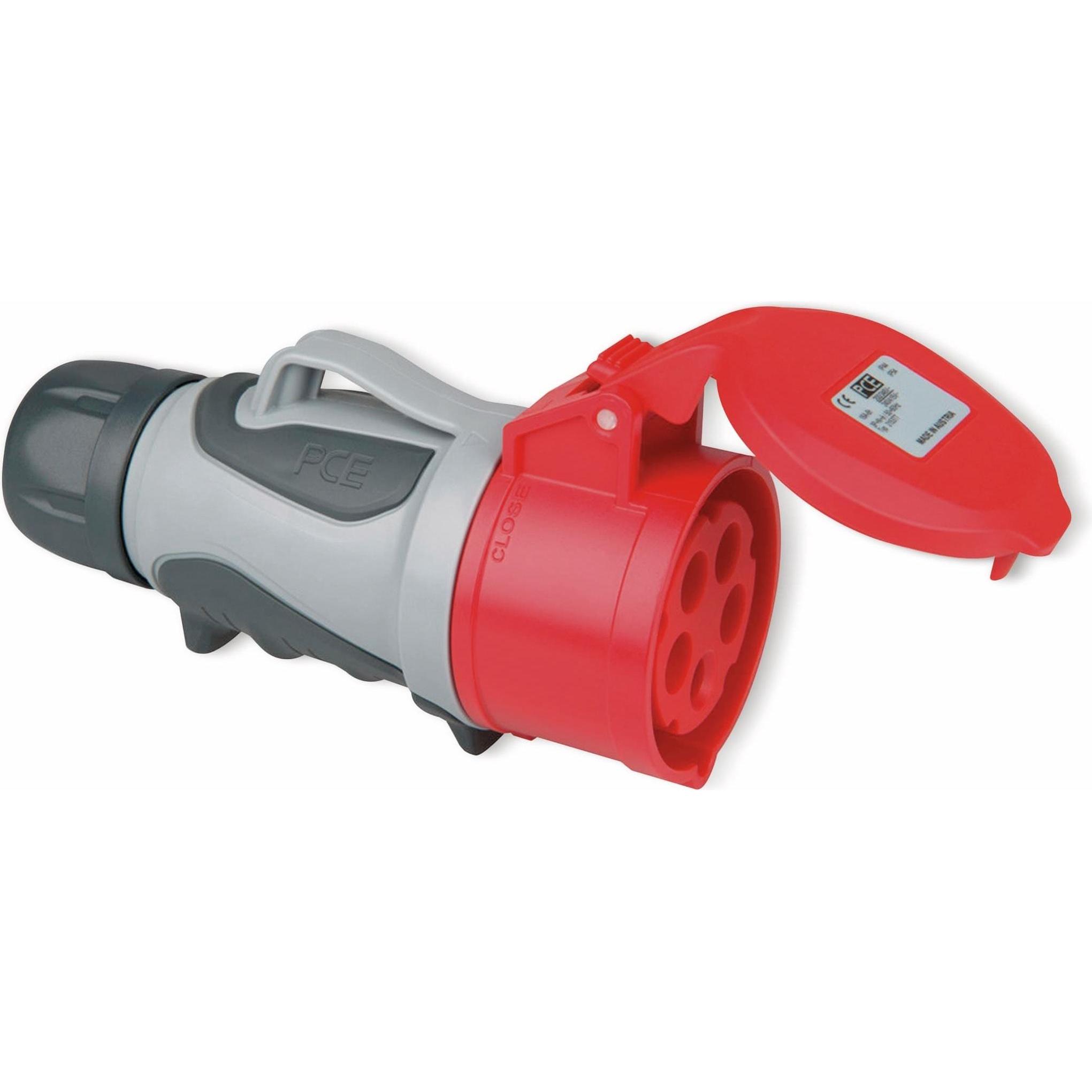 PCE, Netzstecker + Netzkupplung, 2153-6tt Kupplung 16A 5p 6h GRIP TT (CEE 16/5)