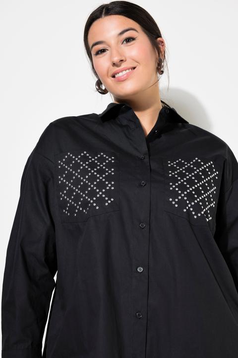 Produktbild Studio Untold Hemdbluse, oversized, Ziernieten-Taschen (50, 52)