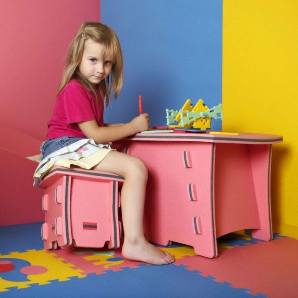 Thumbnail - Little Genius Puzzletisch rosa