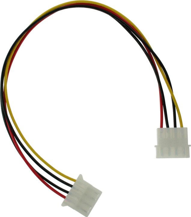 Produktbild InLine Y-Stromkabel von 4-Pol-Molex auf 2x Floppy