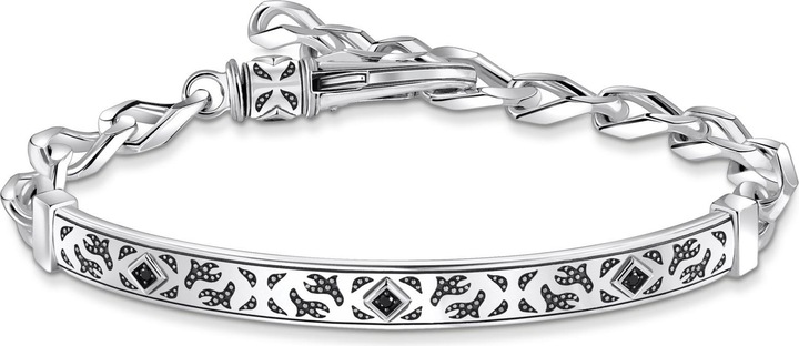 Produktbild Thomas Sabo Armband Rebel at heart (19 cm, 925er Silber, Leder)