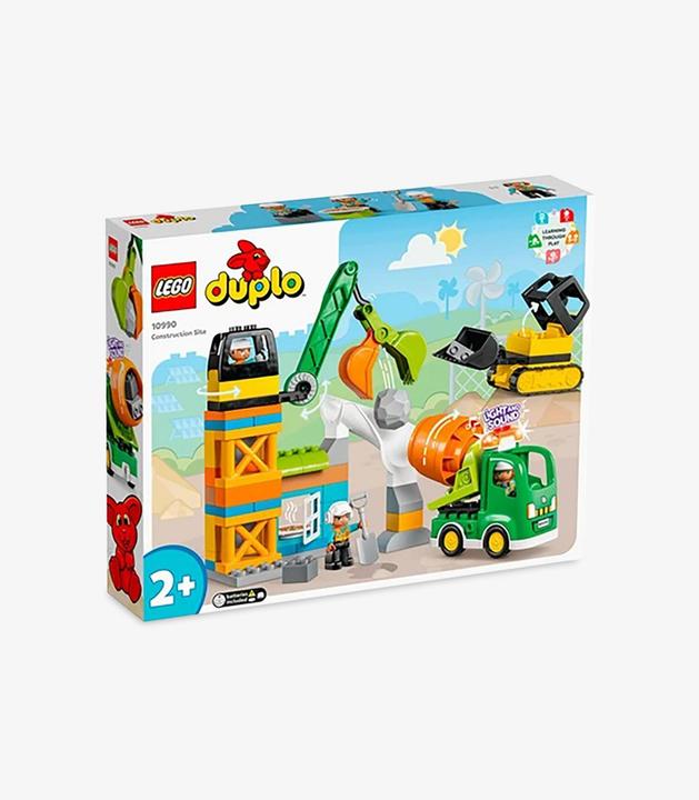 Actual product image LEGO 10990 Construction site with construction vehicles (10990)