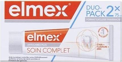 Produktbild Elmex Complete Care Anti-Caries Plus Toothpaste 75ml - Pack of 2 (1488 ml)