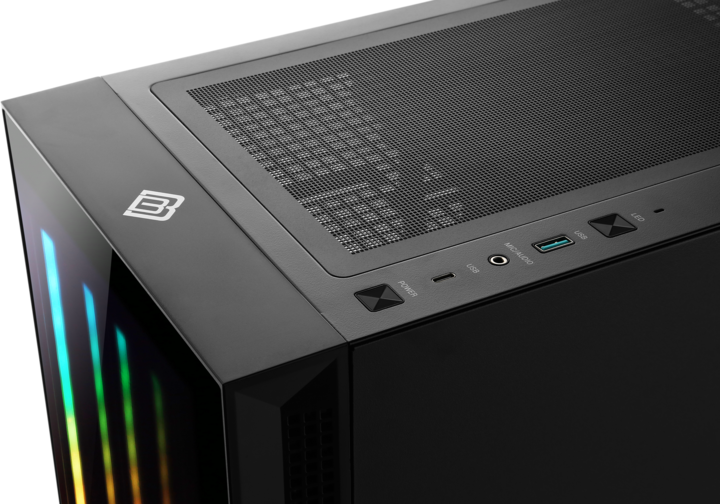 Actual product image CSL Gaming PC M10220H (AMD Ryzen 7 7800X3D, 32 GB, 1000 GB, GeForce RTX 4060)