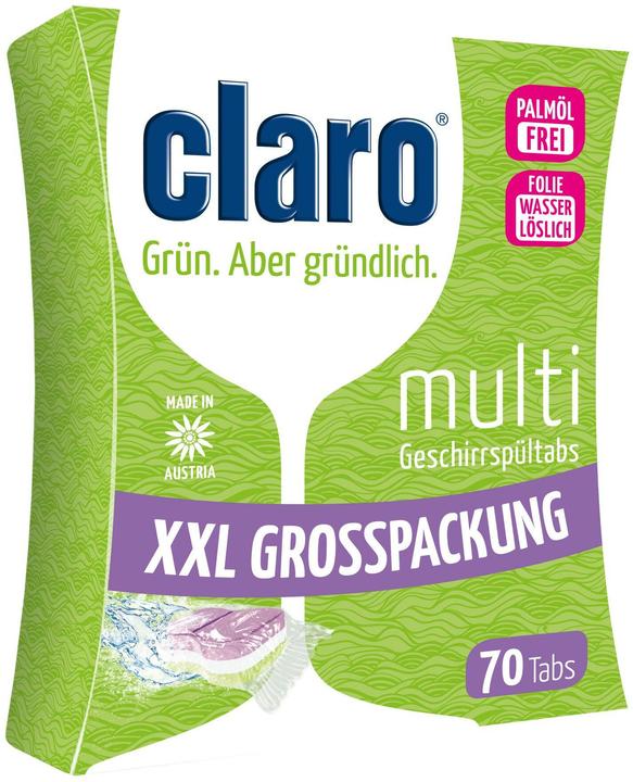 Claro Maschinenspülmittel (Tabs, 70 Waschgänge)