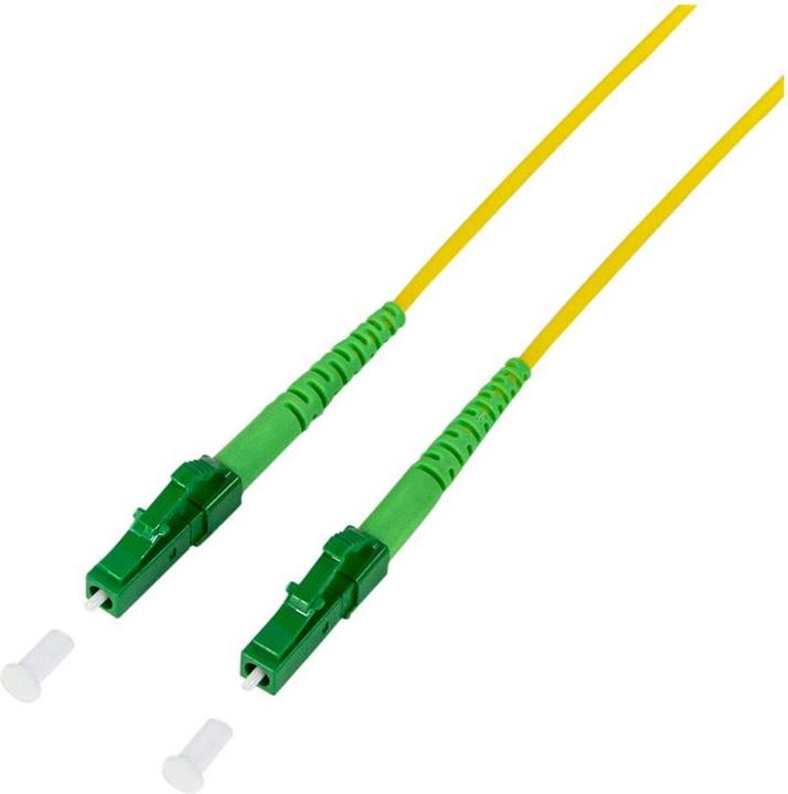 Actual product image LogiLink Fibre optic patch cable, 2x LC simplex, OS2, 20 m, yellow (20 m)