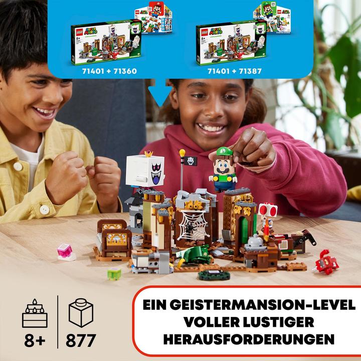 Produktbild LEGO Luigi’s Mansion: Gruseliges Versteckspiel - Erweiterungsset (71401, LEGO Super Mario)