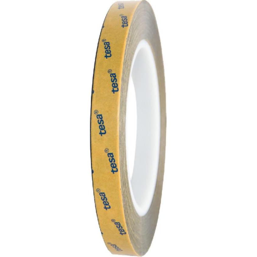 Wrepair, Klebeband, Tesa 51965 Doppelseitiger Kleber Schwarz 12 mm x 25 Meter (12 mm)