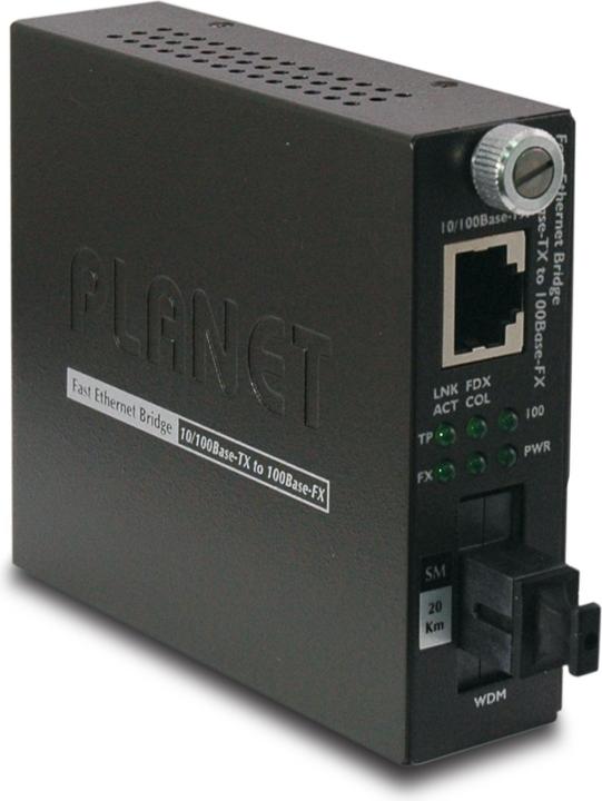 Immagine prodotto Planet FST-806B20 100Mbps 1550nm singolo modo nero convertitore di media di rete